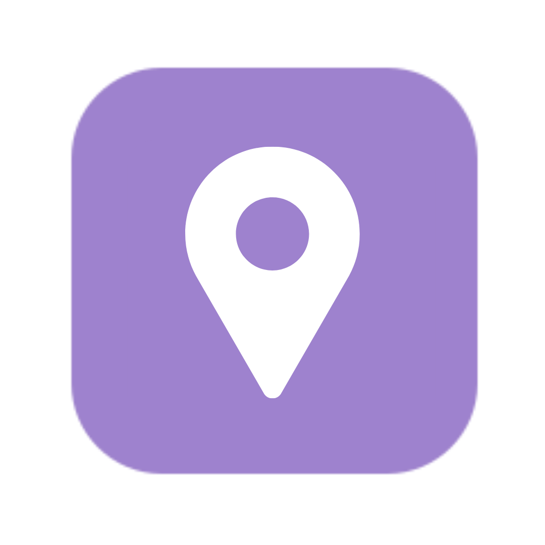 Cartoon map icon
