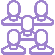 Cartoon group of people