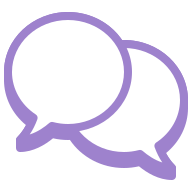 Cartoon speech bubbles